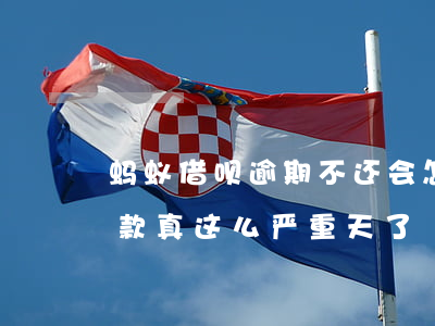 蚂蚁借呗逾期不还会怎样(蚂蚁借呗逾期不还款真这么严重?天了)