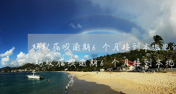 蚂蚁花呗逾期6个月,接到本地电话说上门-蚂蚁花呗逾期6个月,接到本地电话说上门催收