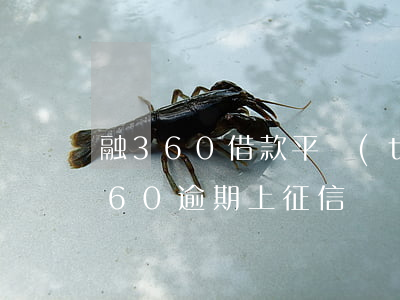 融360借款平臺(tái)上征信嗎（融360逾期上征信）
