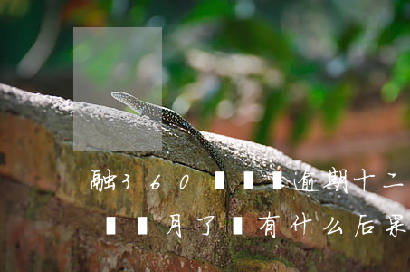 融360樂寶寶逾期十二天(360金融逾期兩個月了會有什么后果?)