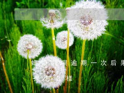 螞蟻借唄逾期一次后果(螞蟻借唄逾期一次后果怎么樣)