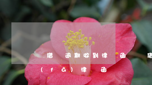 螞蟻借唄逾期收到律師函（螞蟻借唄逾期1萬發(fā)律師函）