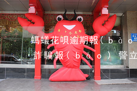 螞蟻花唄逾期報(bào)案說詐騙(花唄被詐騙報(bào)警立案后多久可以追回)