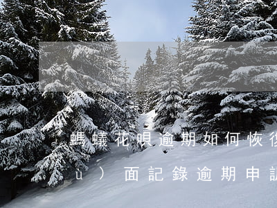 螞蟻花唄逾期如何恢復(fù)(花唄負(fù)面記錄逾期申訴成功恢復(fù)花唄額度)