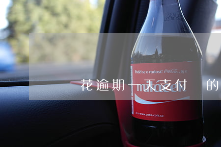 螞蟻花逾期一天(支付寶的花唄逾期1天)