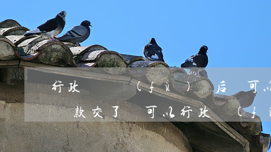 行政處罰復(fù)議后還可以訴訟嗎(行政罰款交了還可以行政復(fù)議嗎)