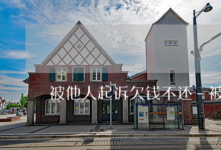 被他人起诉欠钱不还-被他人起诉欠钱不还