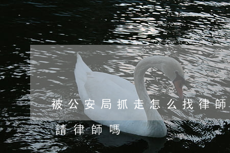 被公安局抓走怎么找律師(剛被派出所抓進去請律師嗎)
