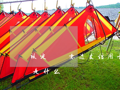 被定義惡意透支信用卡(信用卡惡意透支指的是什么)