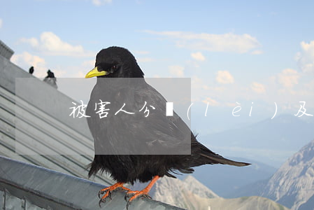 被害人分類(lèi)及特點(diǎn)