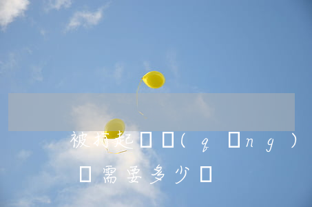 被打起訴請(qǐng)律師多少錢(被打起訴需要多少錢)