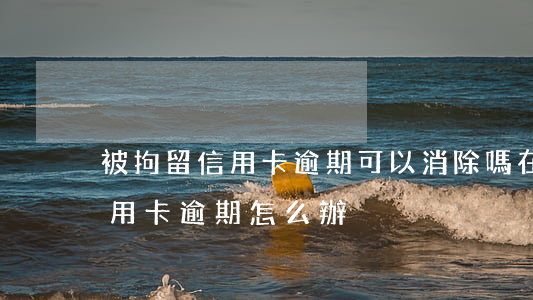 被拘留信用卡逾期可以消除嗎(在拘留期間信用卡逾期怎么辦)