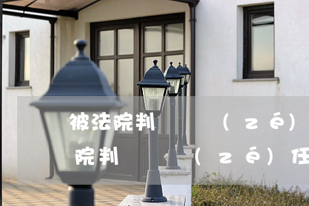 被法院判連帶責(zé)任可以買房嗎(被法院判連帶責(zé)任可以買房嗎)