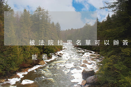 被法院拉黑名單可以辦簽證嗎(被拉黑名單還能看到簽名嗎)