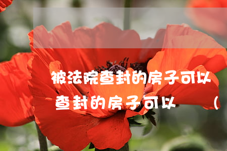 被法院查封的房子可以繼續(xù)裝修嗎(查封的房子可以繼續(xù)住嗎)