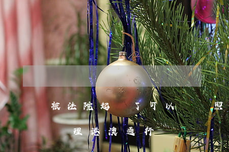 被法院起訴了可以辦護照嗎(被法院起訴可以辦理港澳通行證嗎)