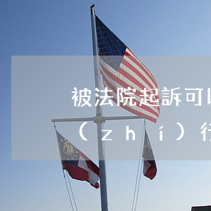 被法院起訴可以辦理港澳通行證嗎(被法院執(zhí)行可以辦港澳通行證嗎)