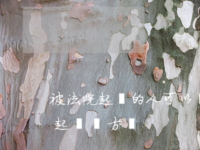 被法院起訴的人可以買保險嗎(保險公司可以起訴對方嗎?)