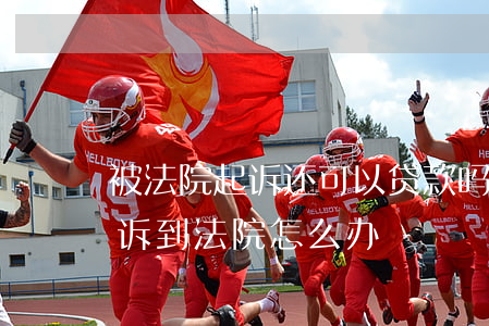 被法院起诉还可以贷款吗(贷款无法偿还被起诉到法院怎么办)