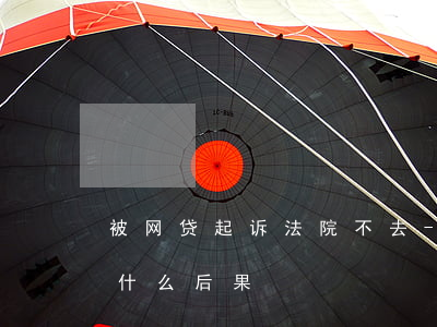 被网贷起诉法院不去-网贷被起诉不去应诉什么后果