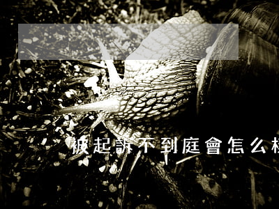 被起訴不到庭會怎么樣(起訴不到庭后果)