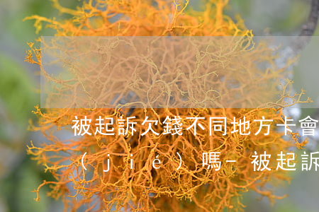 被起訴欠錢不同地方卡會(huì)被凍結(jié)嗎-被起訴欠錢不同地方卡會(huì)被凍結(jié)嗎怎么辦