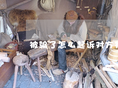 被骗了怎么起诉对方(被骗了怎么起诉对方)