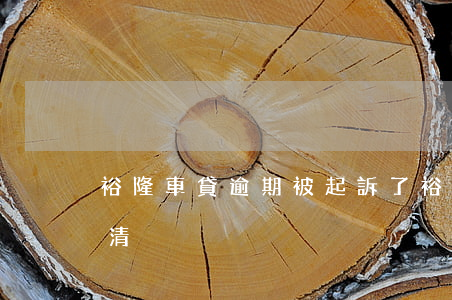 裕隆車貸逾期被起訴了(裕隆汽車金融車貸還清)