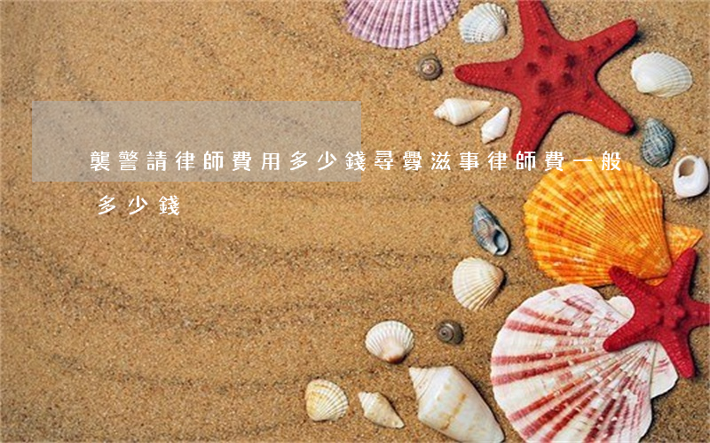 襲警請律師費用多少錢(尋釁滋事律師費一般多少錢)
