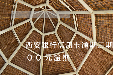 西安銀行信用卡逾期三期怎么辦-信用卡300元逾期