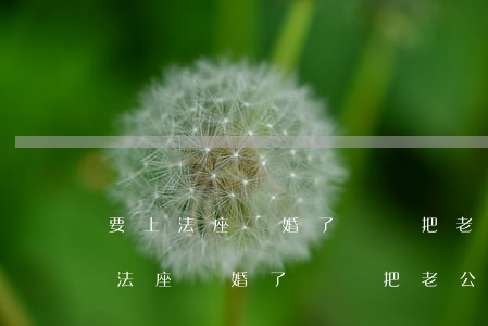 要上法座離婚了夢見把老公逼得尋死了(要上法座離婚了夢見把老公逼得尋死了)