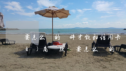 要怎么樣的條件才能和信用卡銀行協(xié)商還款-要怎么樣的條件才能和信用卡銀行協(xié)商還款呢