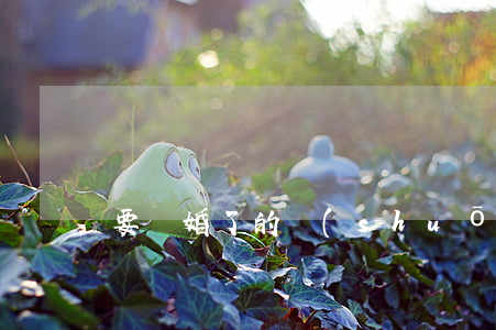 要離婚了的說(shuō)說(shuō)