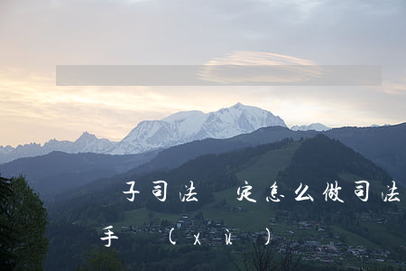 親子司法鑒定怎么做(司法親子鑒定需要什么手續(xù))