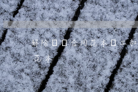 解除勞動合同范本(員工和公司解除勞動合同范本)