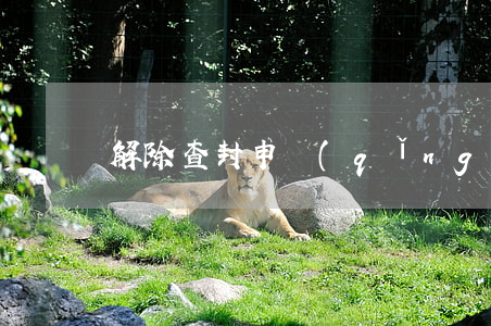 解除查封申請(qǐng)書逾期起訴