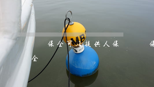 訴訟保全可以提供人保嗎(訴訟保全和訴前保全)