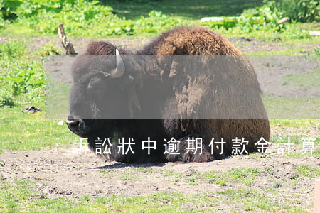 訴訟狀中逾期付款金計算(逾期付款起訴狀)