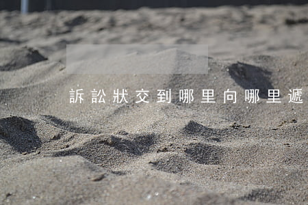 訴訟狀交到哪里(向哪里遞交起訴狀)