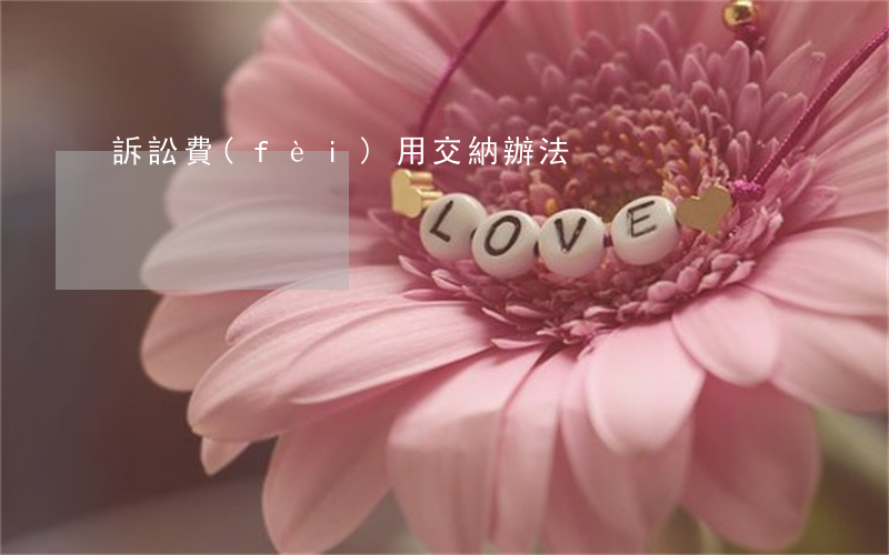 訴訟費(fèi)用交納辦法
