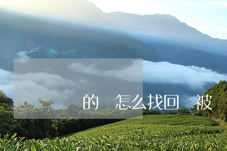 詐騙的錢怎么找回嗎(被詐騙的錢如何要回來?)