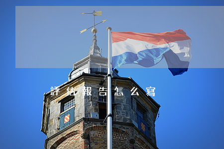 評估報告怎么寫