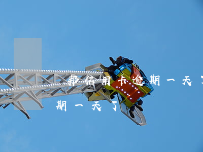 誠邦信用卡逾期一天了怎么辦（誠邦信用卡逾期一天了）
