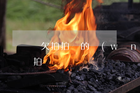 誰欠拍拍貸的網(wǎng)貸(有誰借過拍拍貸)