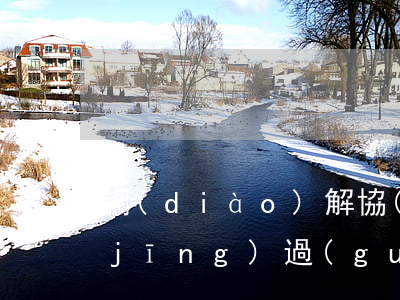 調(diào)解協(xié)議可以經(jīng)過(guò)法院確認(rèn)效力嗎(調(diào)解協(xié)議是否具有法律效力)
