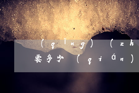 請(qǐng)執(zhí)行律師一般需要多少錢(qián)(執(zhí)行款律師怎么收費(fèi))