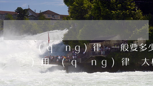 請(qǐng)律師一般要多少費(fèi)用(請(qǐng)律師大概需要多少錢(qián))