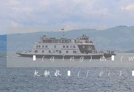 請(qǐng)法務(wù)律師處理逾期欠款收費(fèi)標(biāo)準(zhǔn)-請(qǐng)法務(wù)處理逾期要多少錢