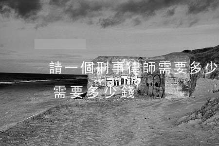 請一個刑事律師需要多少錢(請一個刑事律師需要多少錢)