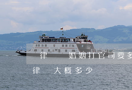 請律師為婚姻打官司要多少錢(婚姻糾紛請個律師大概多少錢)